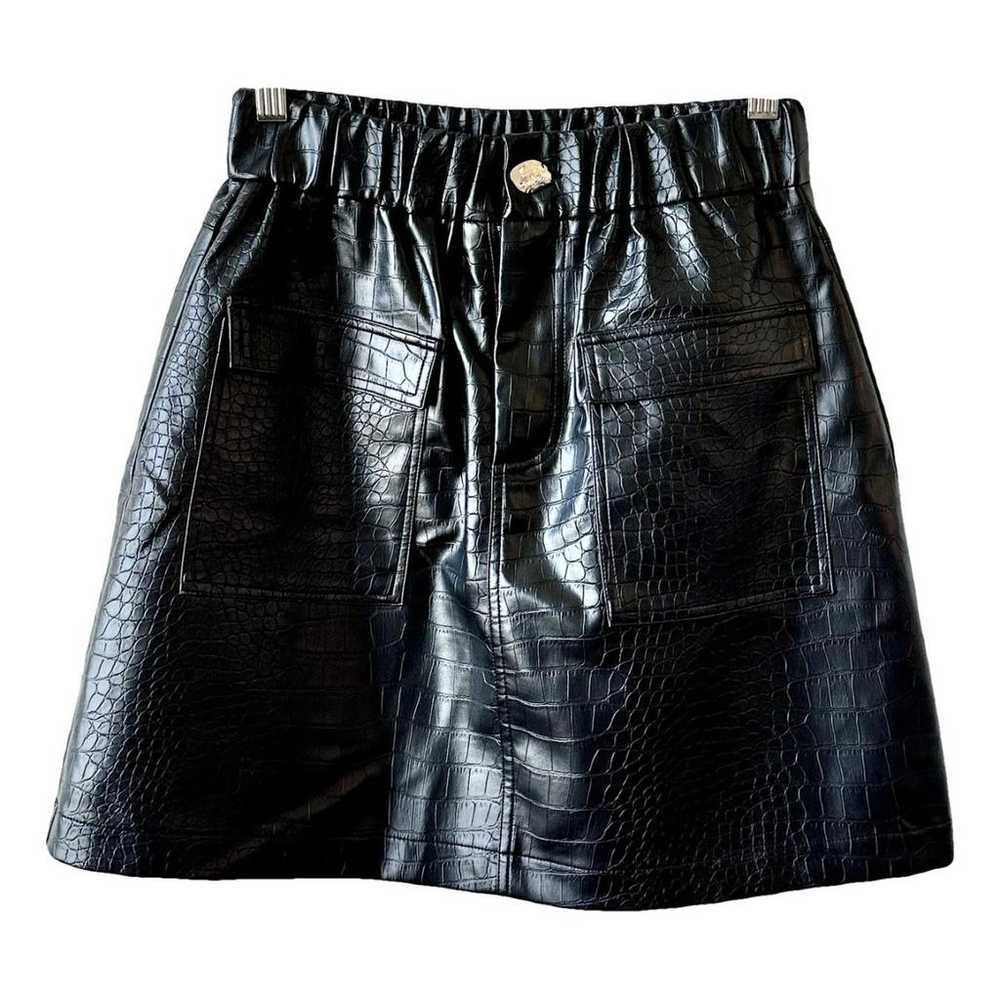 Dissh Vegan leather mini skirt - image 1