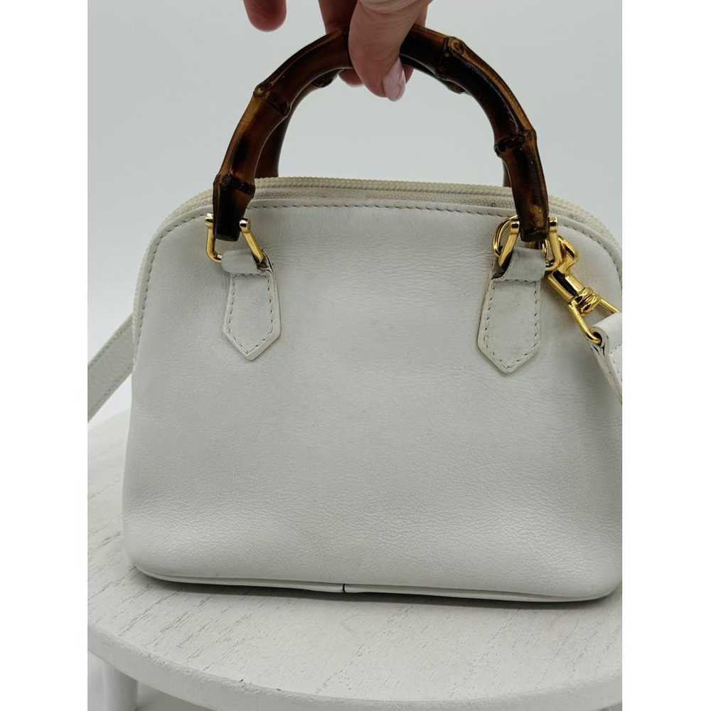 Gucci Vintage Bamboo leather handbag - image 2