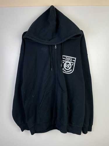 Streetwear × Vintage NOFX vintage zip hoodie size 