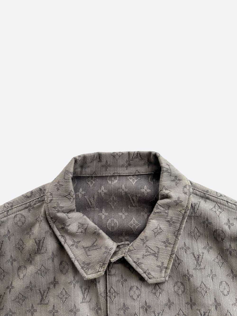 Louis Vuitton Louis Vuitton Grey Monogram Denim J… - image 3