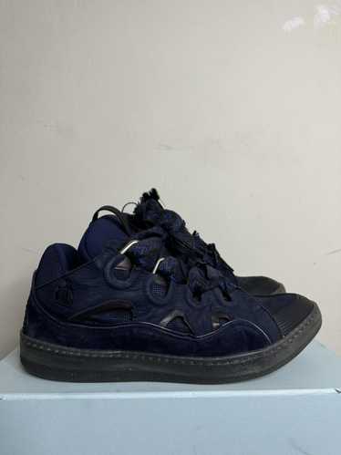 Lanvin LANVIN Curb Lace Sneaker Navy