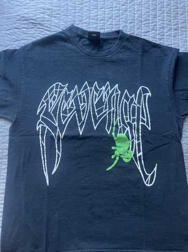 Revenge Revenge “Green Spider Arch” black tee