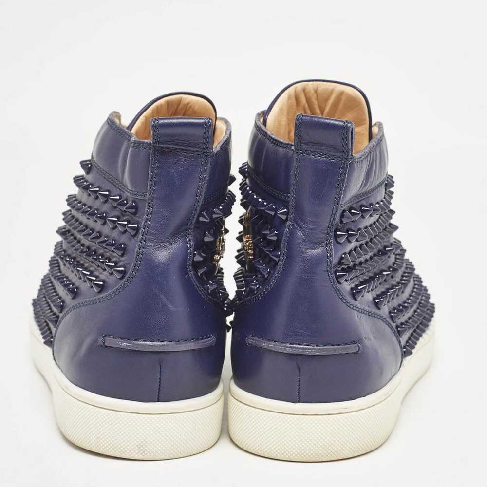 Christian Louboutin Leather trainers - image 4