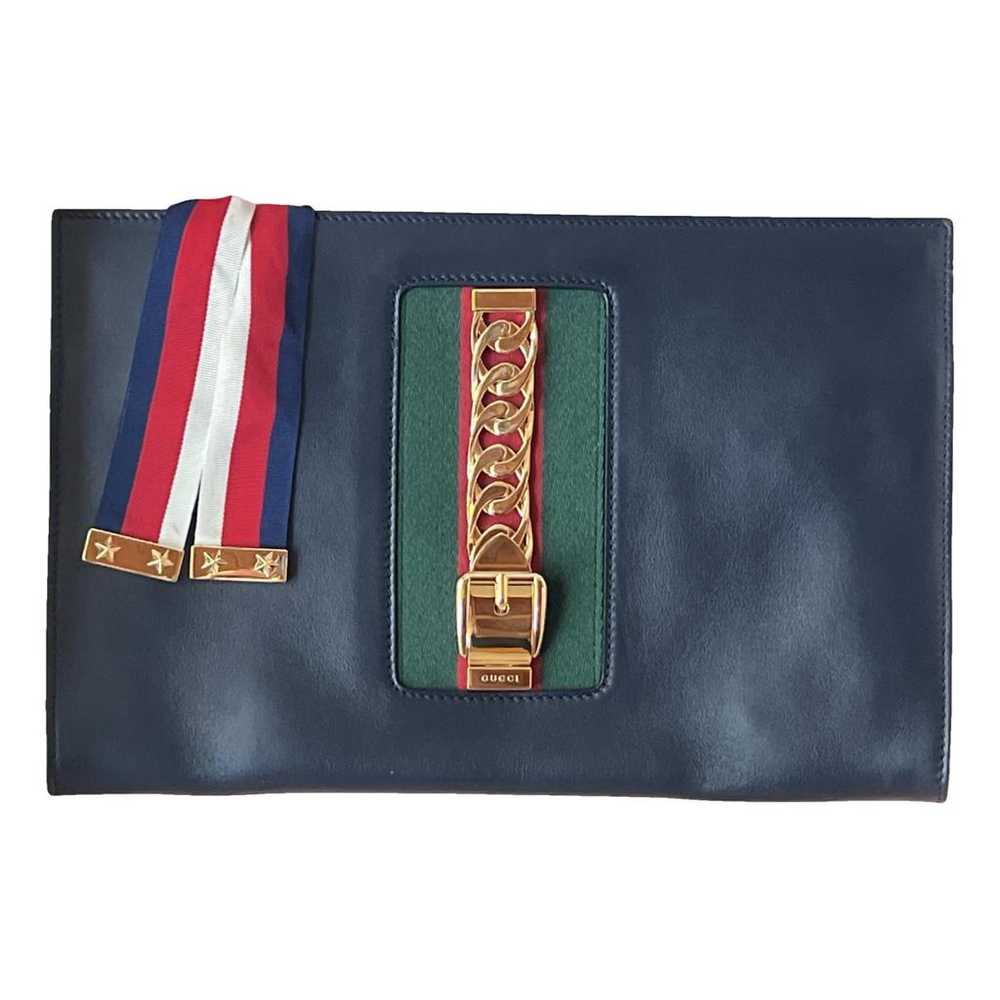 Gucci Sylvie leather clutch bag - image 1