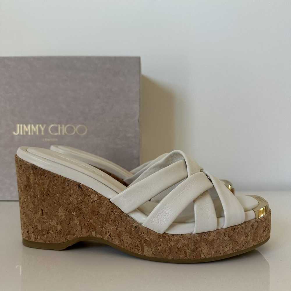 Jimmy Choo Leather sandal - image 2