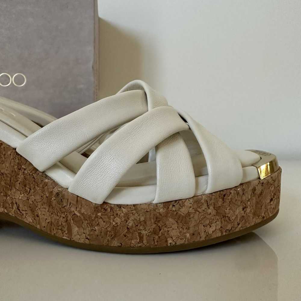 Jimmy Choo Leather sandal - image 3