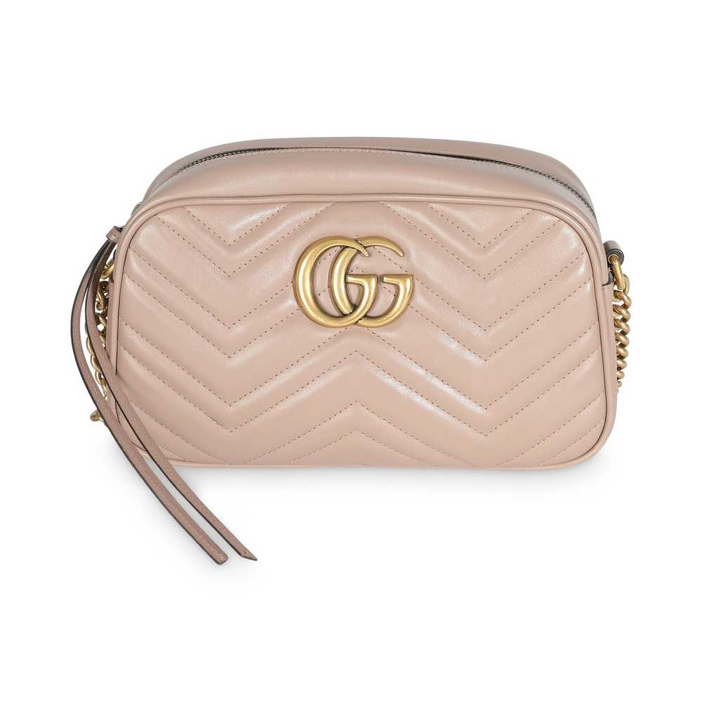 Gucci GUCCI Porcelain Rose Matelasse Calfskin Sma… - image 1