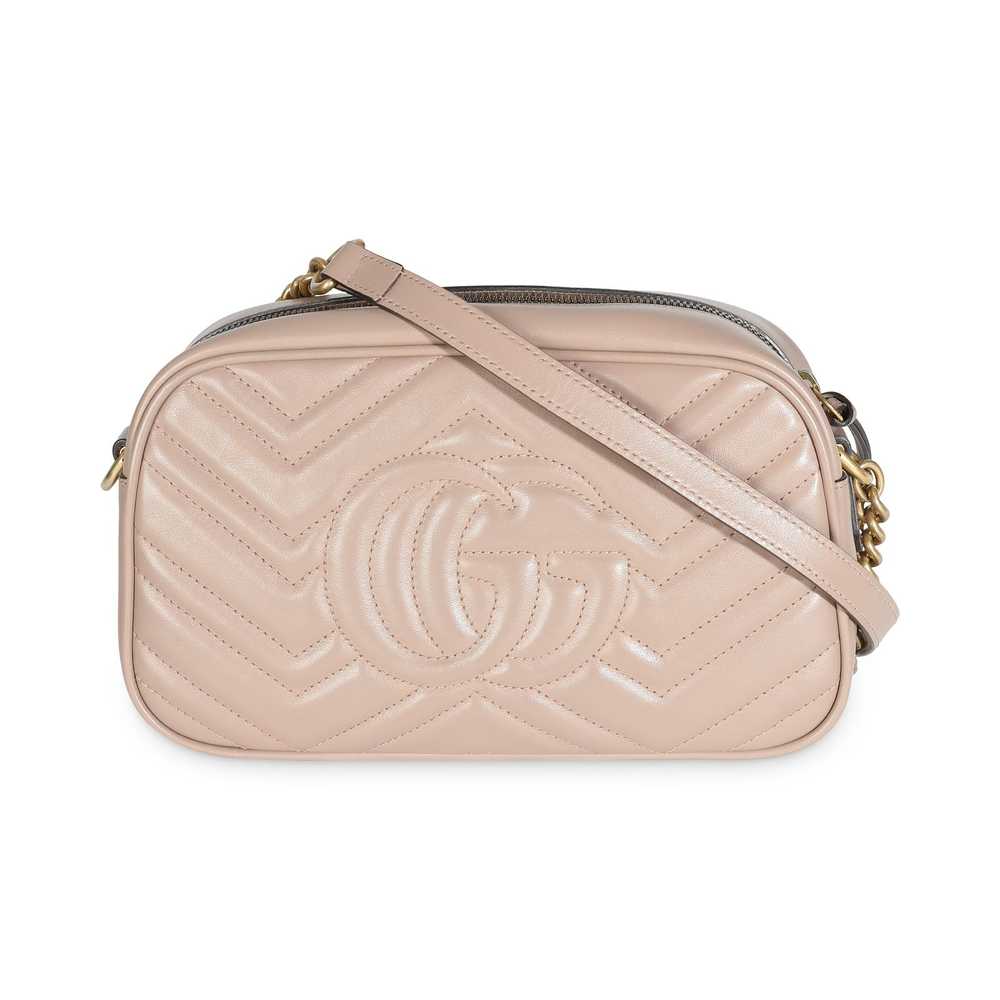 Gucci GUCCI Porcelain Rose Matelasse Calfskin Sma… - image 2