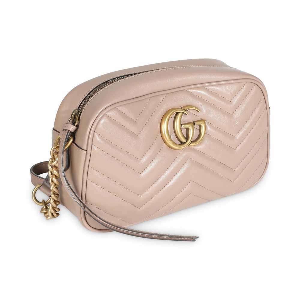 Gucci GUCCI Porcelain Rose Matelasse Calfskin Sma… - image 3