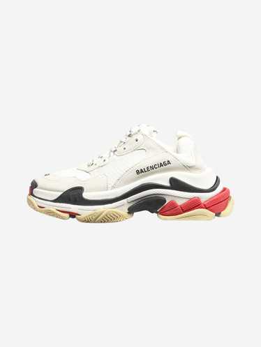 Balenciaga White mesh triple S sneakers - size EU… - image 1