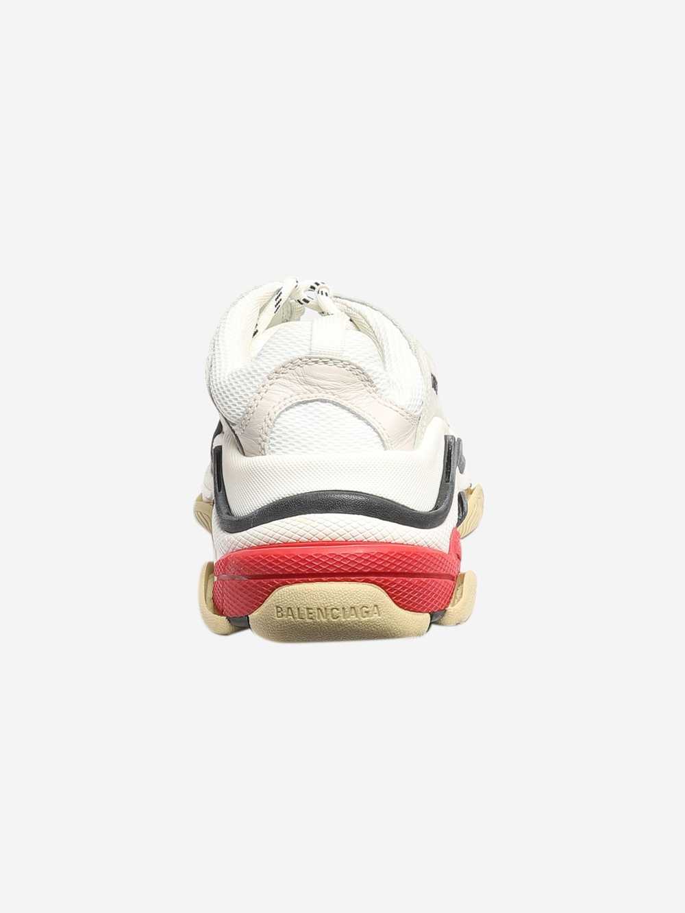 Balenciaga White mesh triple S sneakers - size EU… - image 3