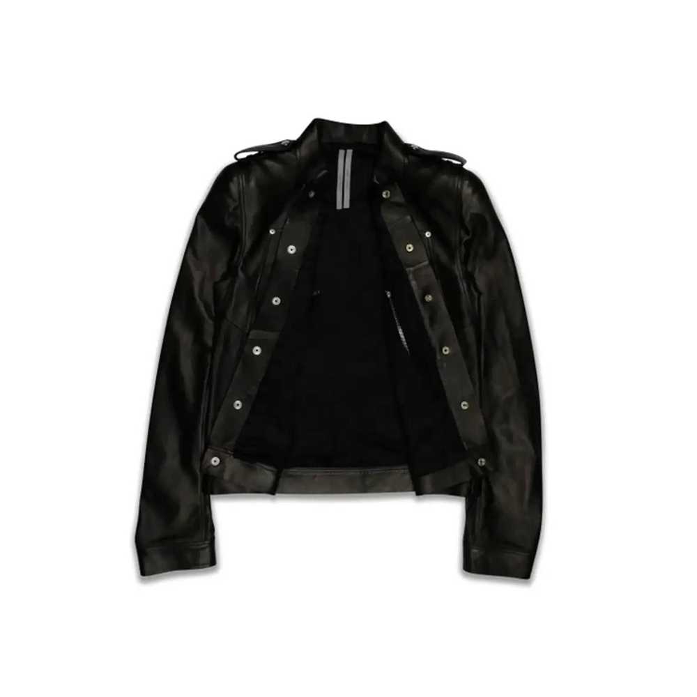 Rick Owens SS20 'Tecuatl' Lamb Leather Jacket - image 3