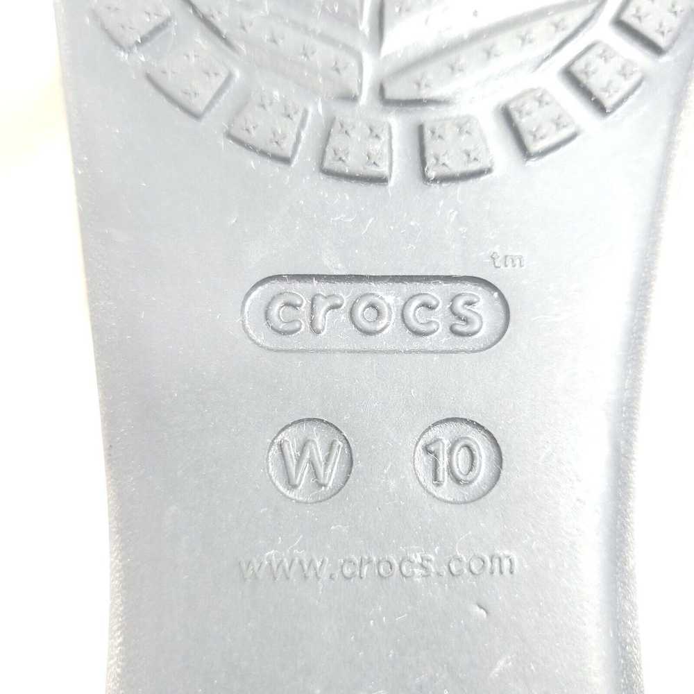 Crocs Crocs Slip on Casual Ballet Flat Womens Siz… - image 7