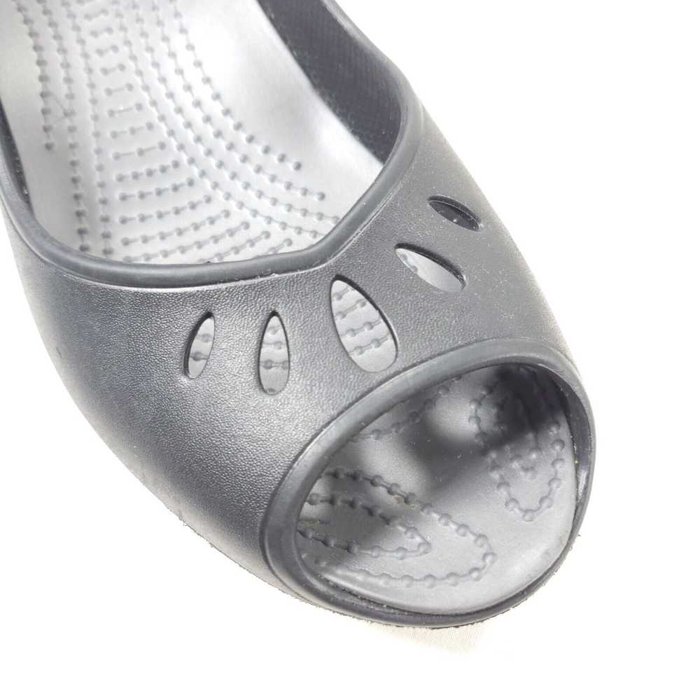 Crocs Crocs Slip on Casual Ballet Flat Womens Siz… - image 8