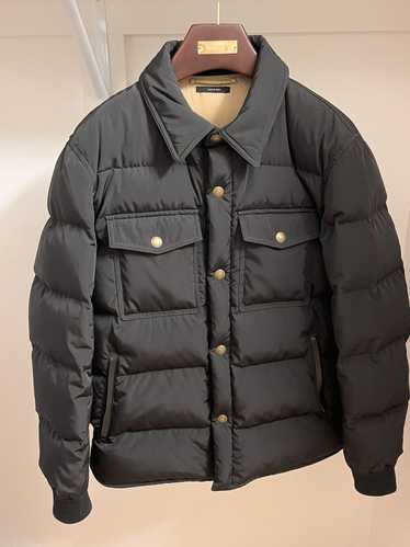 Tom Ford Black Quilted Shell Down Shirt Jacket - image 1