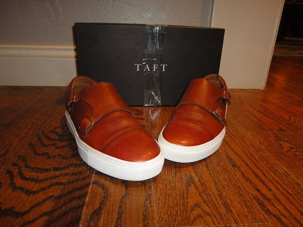 Taft TAFT "The Gable" Brown Buckle Shoes Size 43 … - image 1