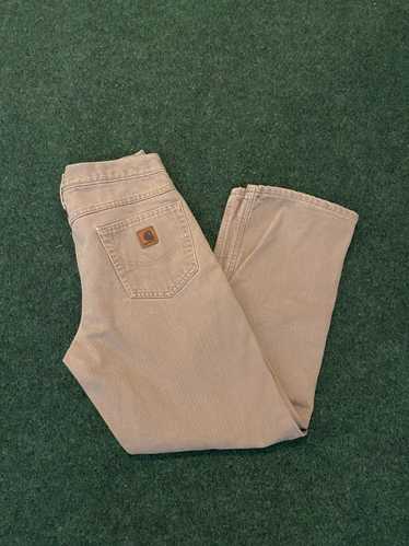 Carhartt × Vintage Vintage Carhartt Khaki Jeans R… - image 1