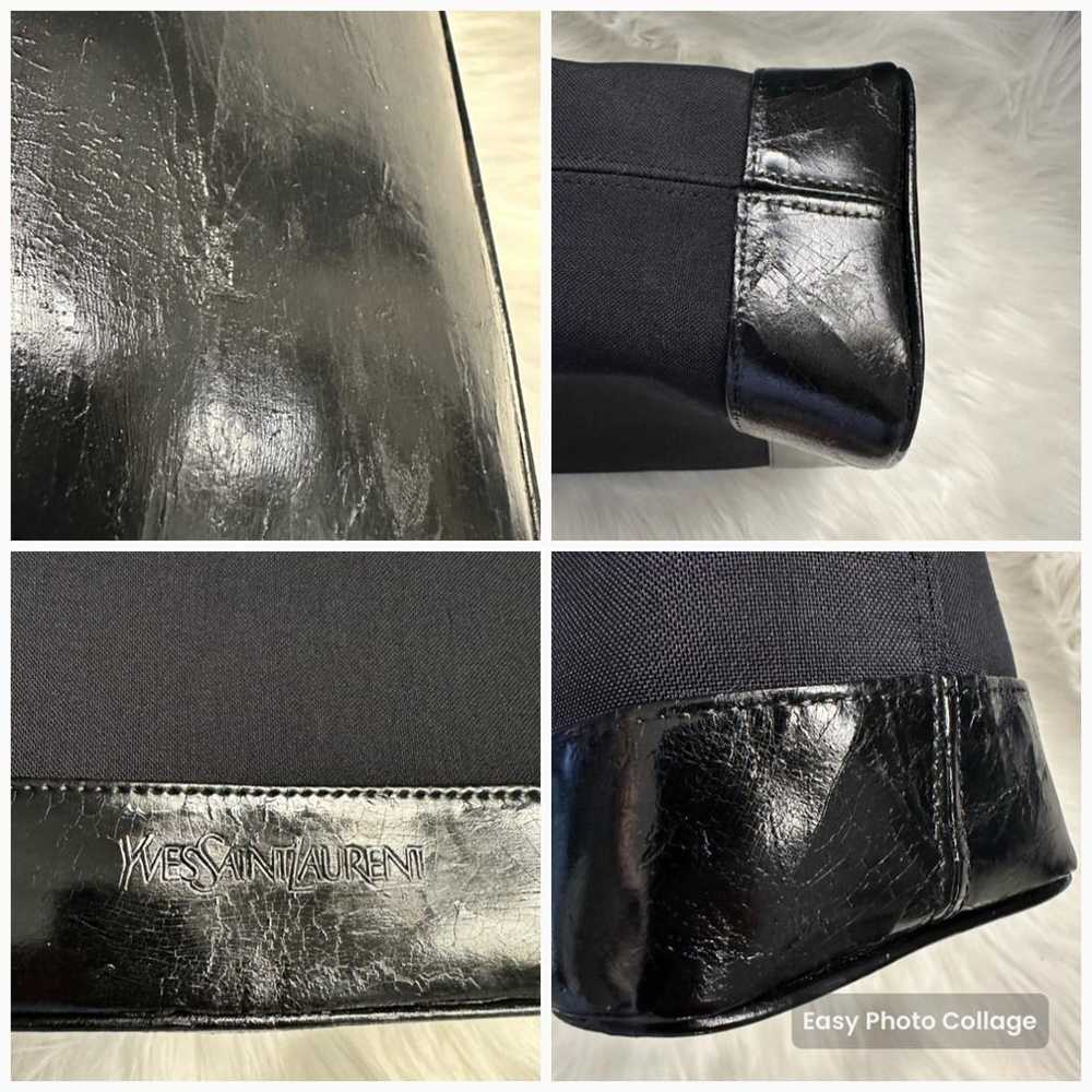 Yves Saint Laurent Patent leather handbag - image 10