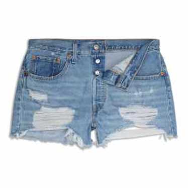 Levi's 501® High Rise Womens Shorts - Dark Wash - image 1