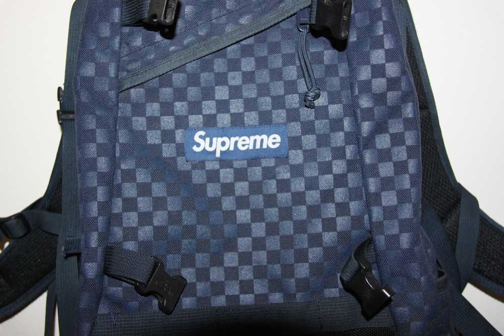 Supreme FW11 Navy Damier Backpack Gem