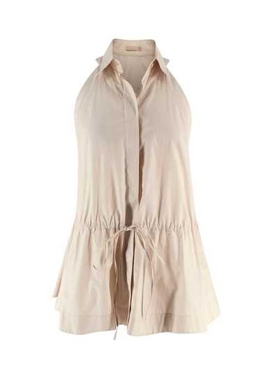 Managed by hewi Alaia Beige Poplin Drawstring Wai… - image 1