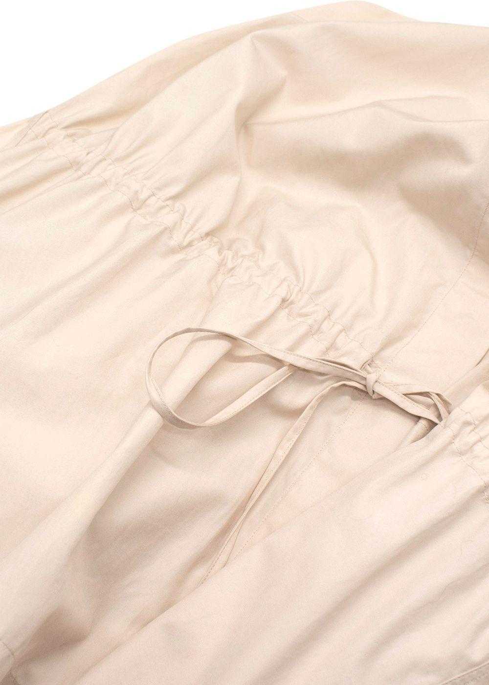 Managed by hewi Alaia Beige Poplin Drawstring Wai… - image 3