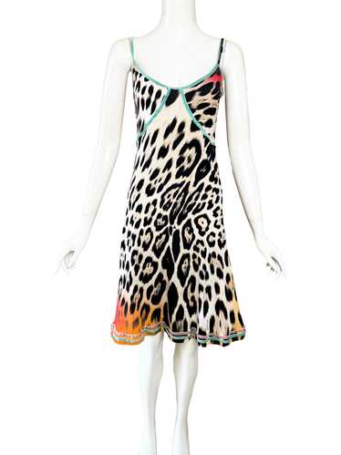 Just Cavalli 2004 Leopard Print Dress