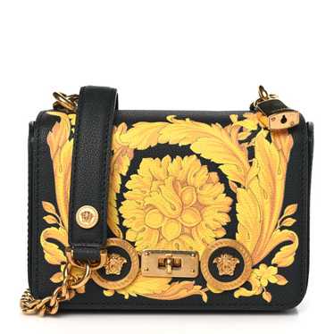 VERSACE Calfskin Barocco Print Tribute Crossbody … - image 1