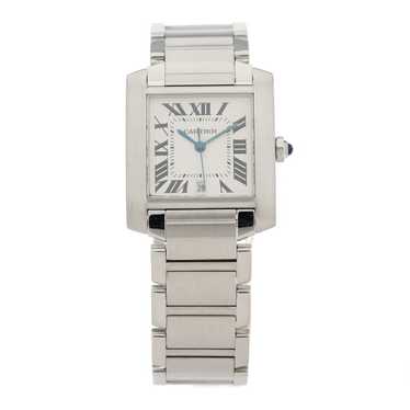 CARTIER Stainless Steel 28mm Tank Francaise Autom… - image 1