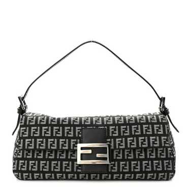 FENDI Zucchino Baguette Black