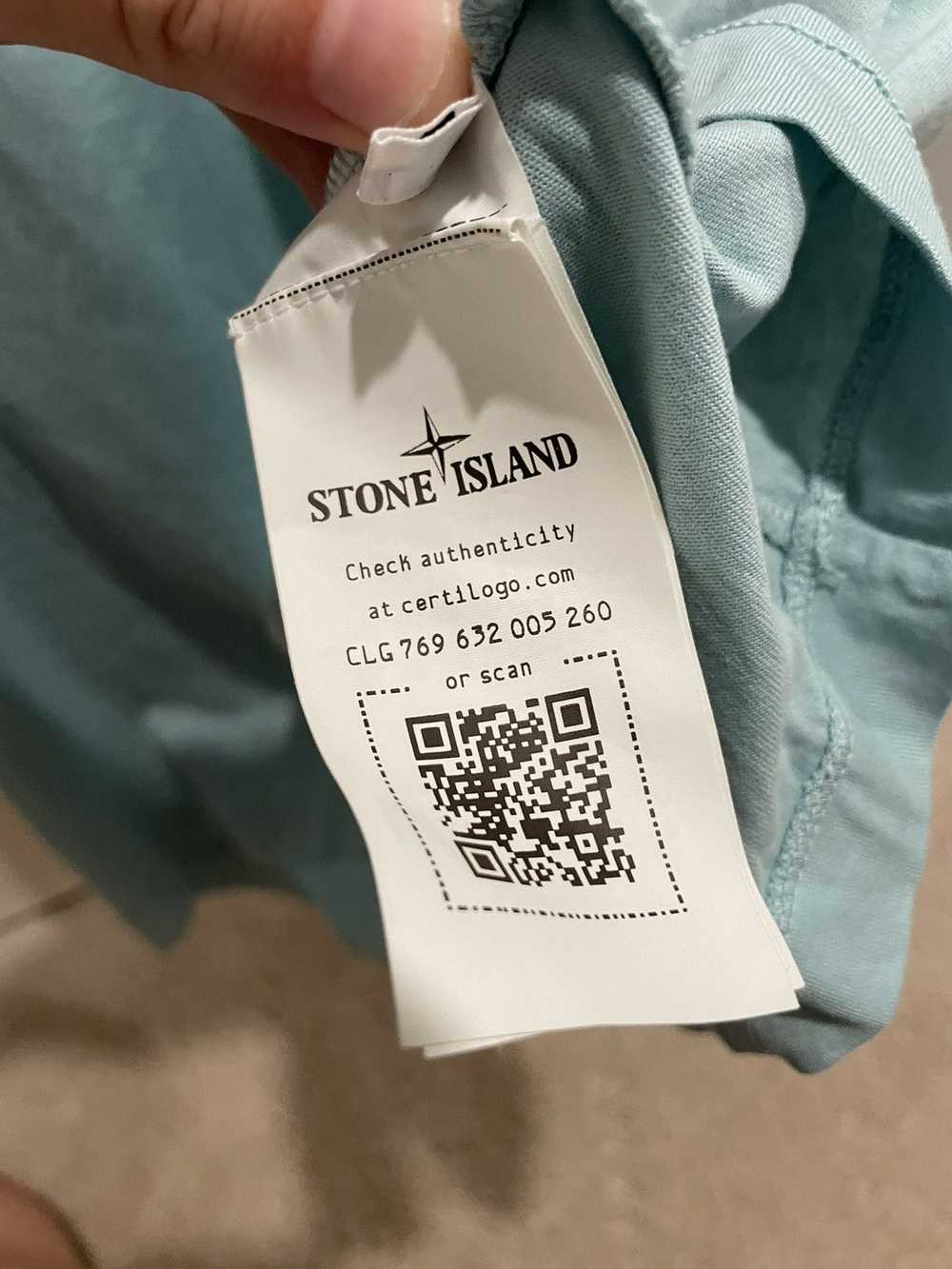 Stone Island Stone Island Compass Patch Aqua Tshi… - image 5