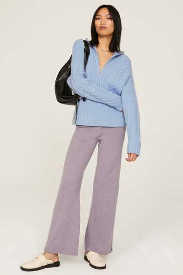 NAADAM Open Back Cable Knit Sweater