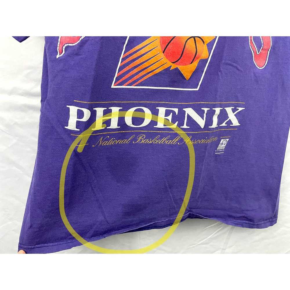 Lee VTG 90's NBA Phoenix Suns Nutmeg T-Shirt LARG… - image 4