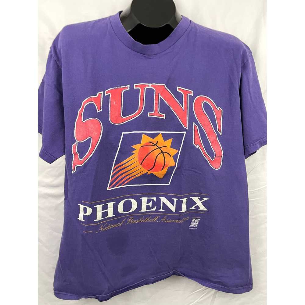 Lee VTG 90's NBA Phoenix Suns Nutmeg T-Shirt LARG… - image 9