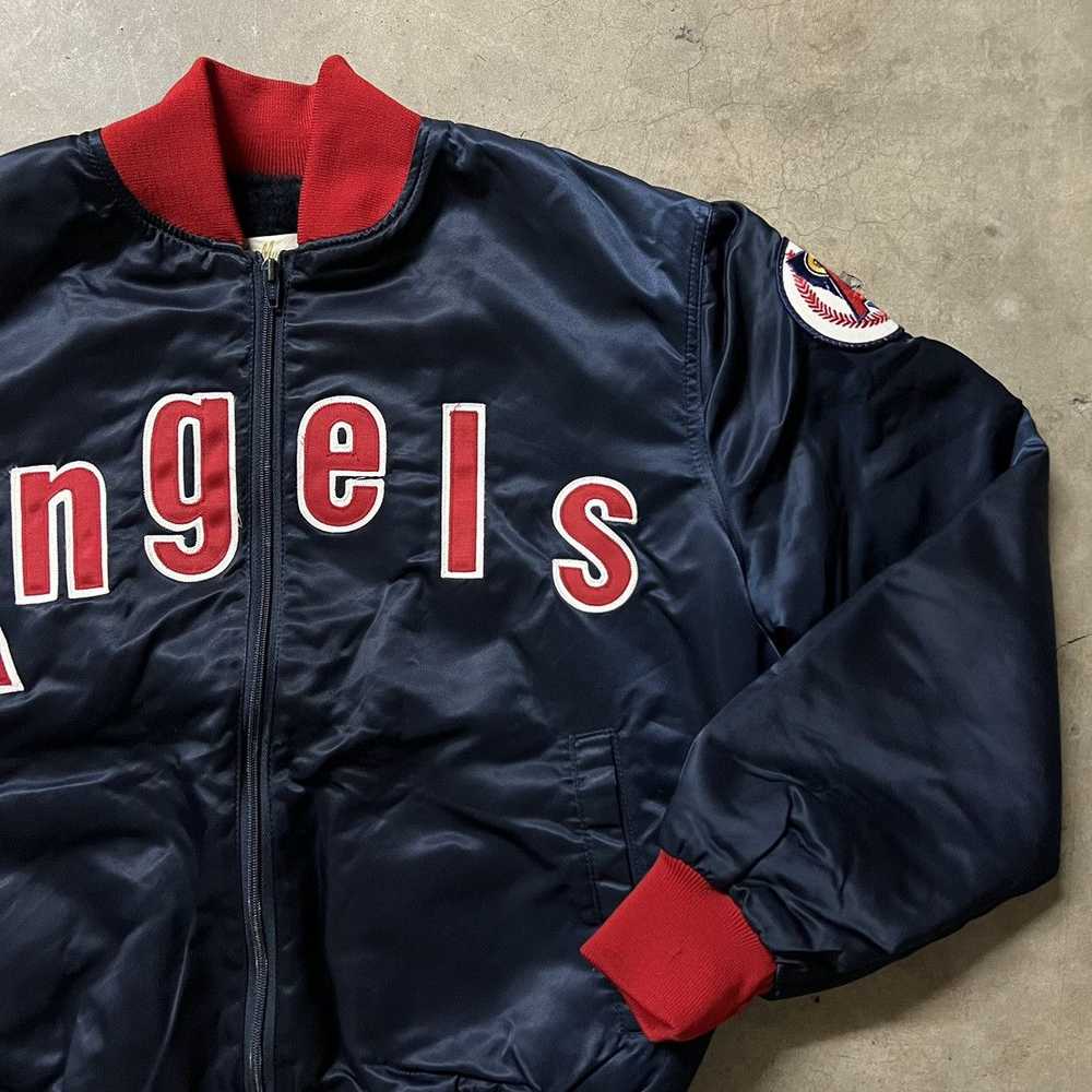 Bomber Jacket × MLB × Vintage Vintage 80’s MLB Ca… - image 3