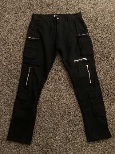 Georrge Olivier Black Utility Cargos