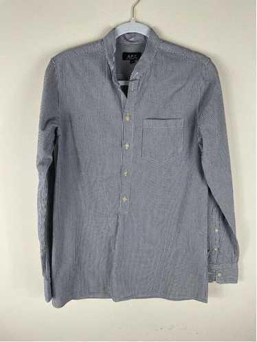 A.P.C. A.P.C grandad shirt striped pattern great … - image 1