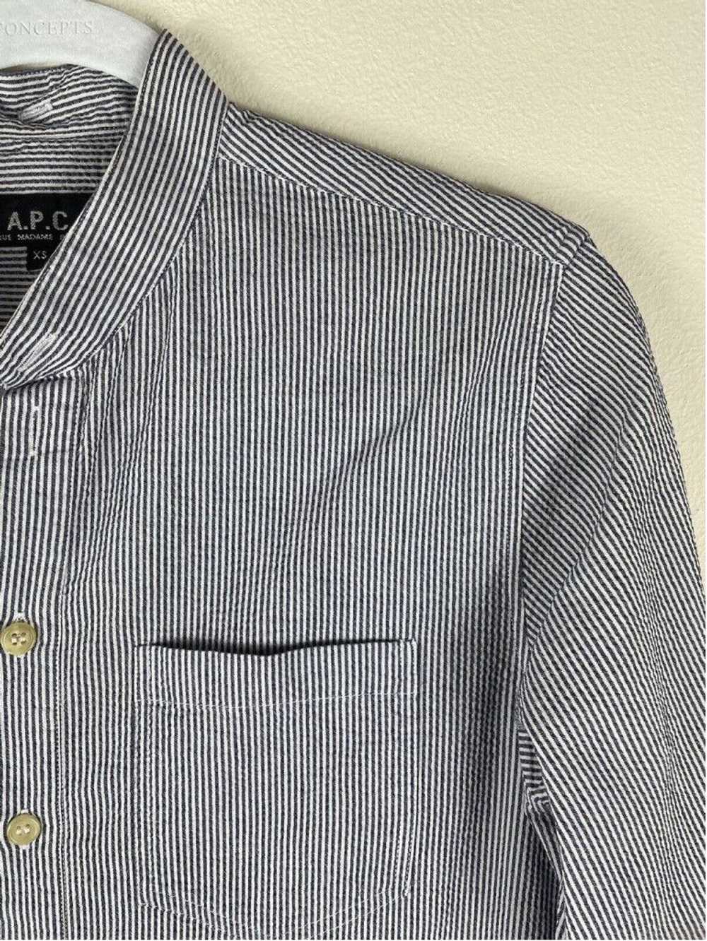 A.P.C. A.P.C grandad shirt striped pattern great … - image 2