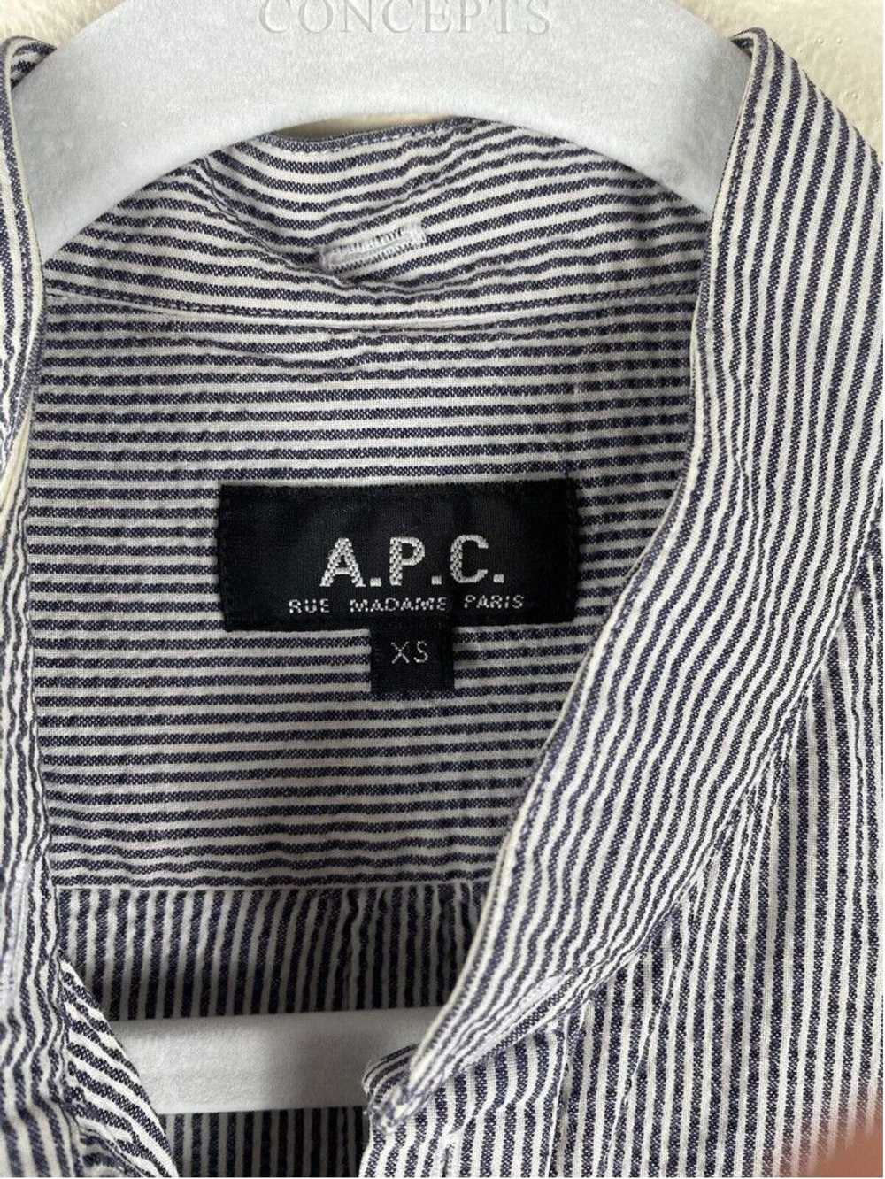 A.P.C. A.P.C grandad shirt striped pattern great … - image 6