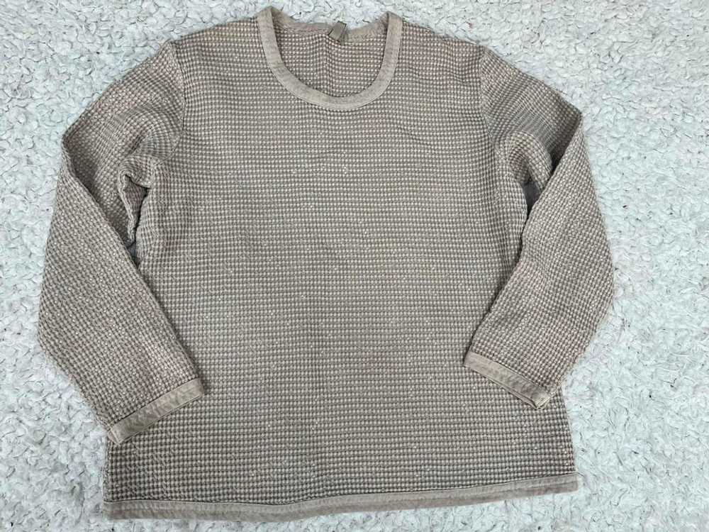 Focus neutral basic waffle weave shirt (S) | Used… - image 1