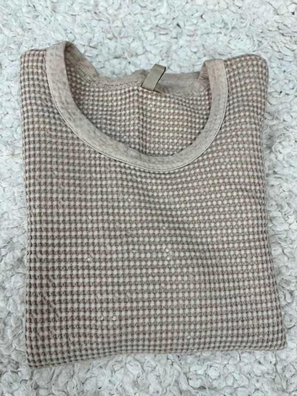 Focus neutral basic waffle weave shirt (S) | Used… - image 2