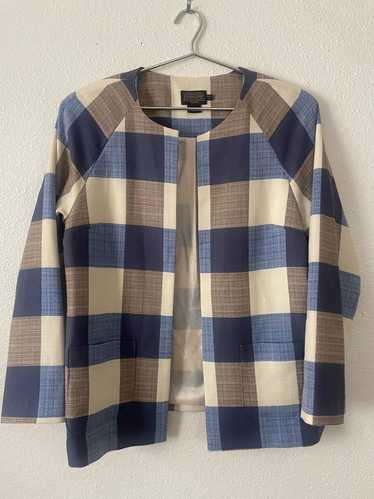 Pendleton Open front checkered blazer (L) | Used,…