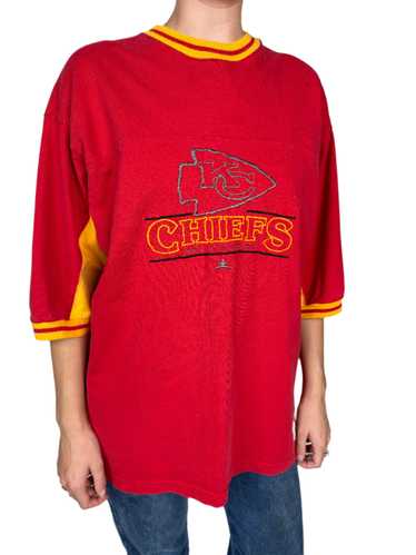 Kansas City Chiefs NFL Red Jersey Cotton Knit Top 