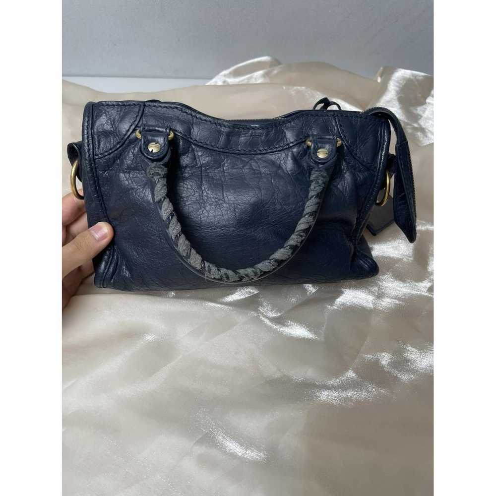 Balenciaga Classic Metalic leather handbag - image 2