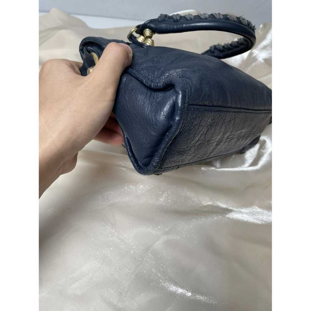 Balenciaga Classic Metalic leather handbag - image 3