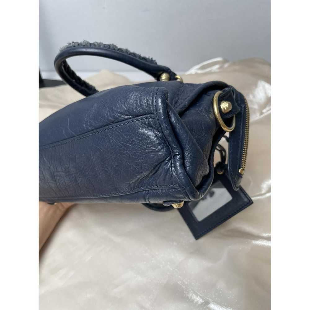 Balenciaga Classic Metalic leather handbag - image 4