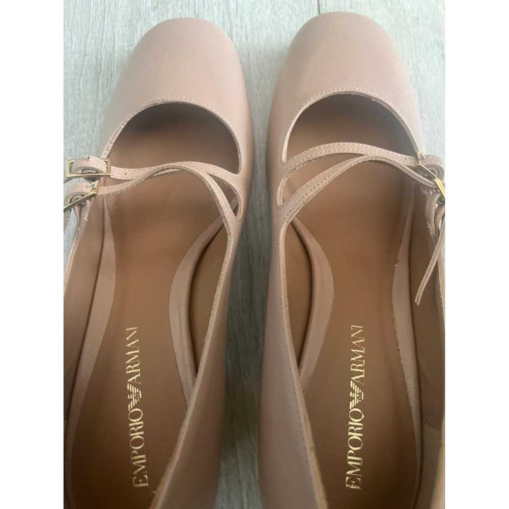 Emporio Armani Leather ballet flats - image 8