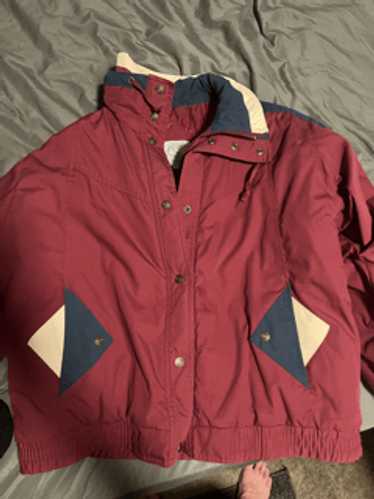 Vintage Red quilted jacket