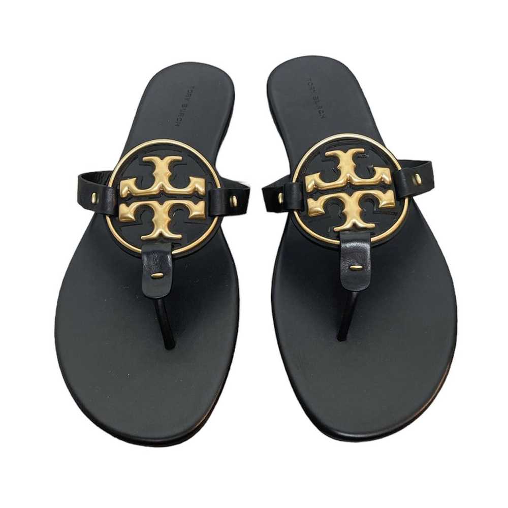 Tory Burch Leather flip flops - image 2