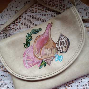 Vintage Key West Handbags Hand Painted Purse - Su… - image 1